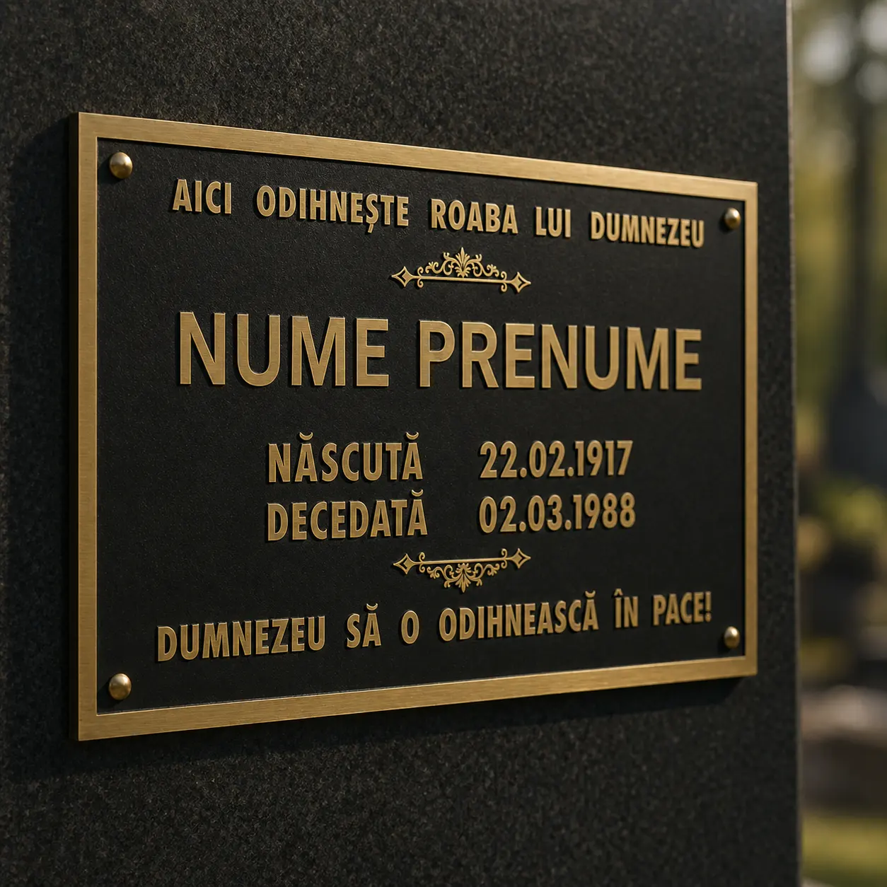 Placă Înnegrită